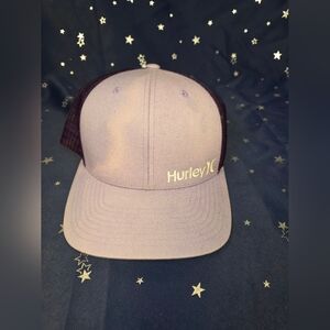 Hurley Purple Trucker Hat Snapback Mesh Cap